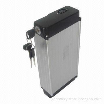 36V, 14Ah Lithium-ion Battery Pack, Rear Rack Style without Controller Case, for E-bikes